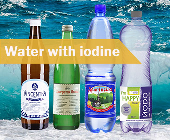 Water with iodine